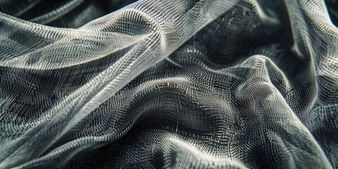 Detailed close-up of a piece of cloth, suitable for backgrounds or textures. - obrazy, fototapety, plakaty