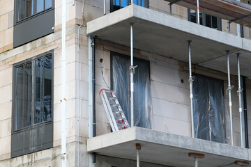 Neubau eines modernen Wohngeb&auml;udes