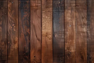 Poster Natural wood panels, wood texture © Behcet