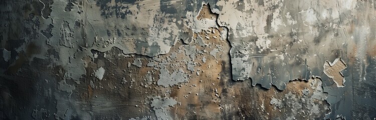 very old wall with paint that is falling off - obrazy, fototapety, plakaty
