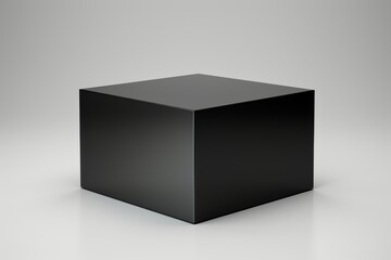 3D box template with a sleek and modern design