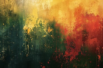 Abstract grunge background with yellow, red and green tones in the style of various artists. --ar 3:2 --stylize 250 Job ID: 5f6f31cc-8815-4567-b905-ae6284fe28c0