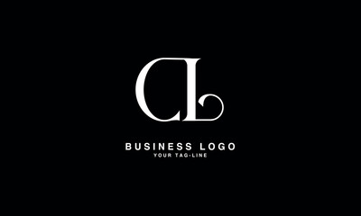 CL, LC , C, L, Abstract Letters Logo Monogram