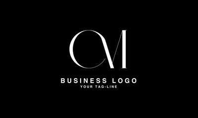 CM, MC, C, M, Abstract Letters Logo Monogram