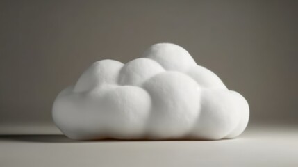 Fototapeta na wymiar Whispering Clouds: A Serene Display of Softness and Purity