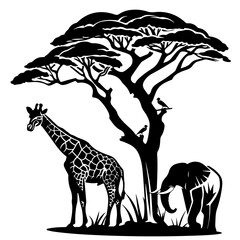 Africa Animals - obrazy, fototapety, plakaty