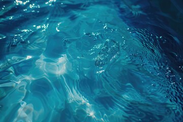 Close-up of water in a pool, perfect for background use.