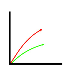 Line Chart Vector