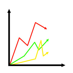 Line Chart Vector