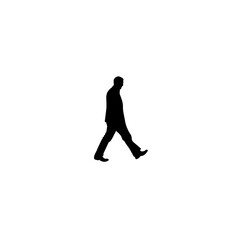 Fototapeta na wymiar Man Walking Away