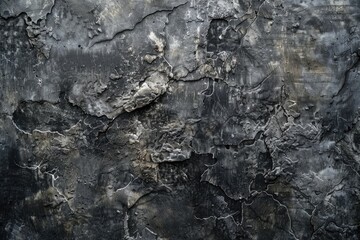 Black and white textured wall background, suitable for design projects.