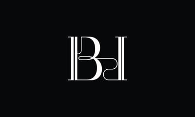 BH ,HB ,B ,H ,Abstract Letters Logo Monogram