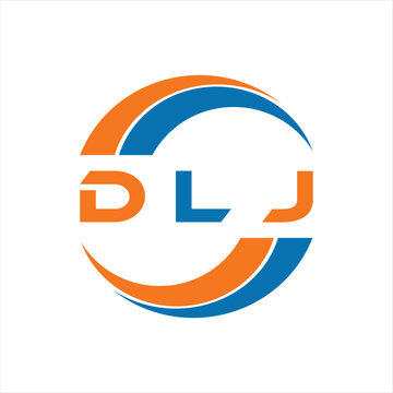 DLJ letter design. DLJ letter technology logo design on white background. DLJ Monogram logo design for entrepreneur and business