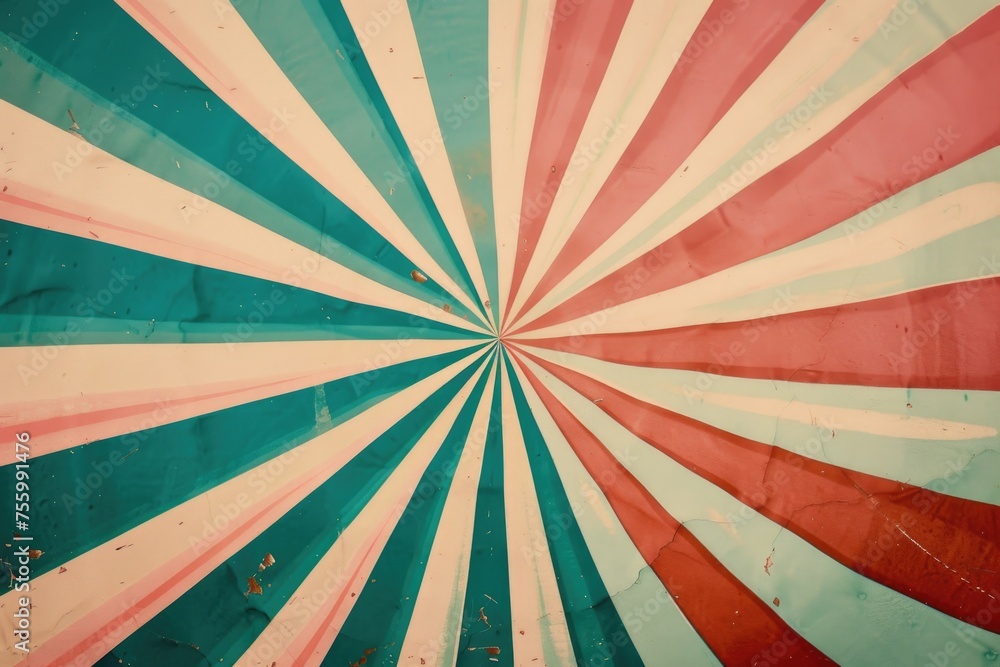 Poster colorful sunburst pattern background, perfect for adding a vibrant touch to designs.