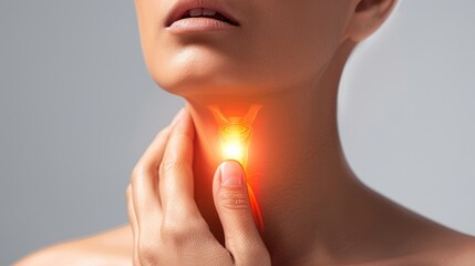 throat problems - obrazy, fototapety, plakaty