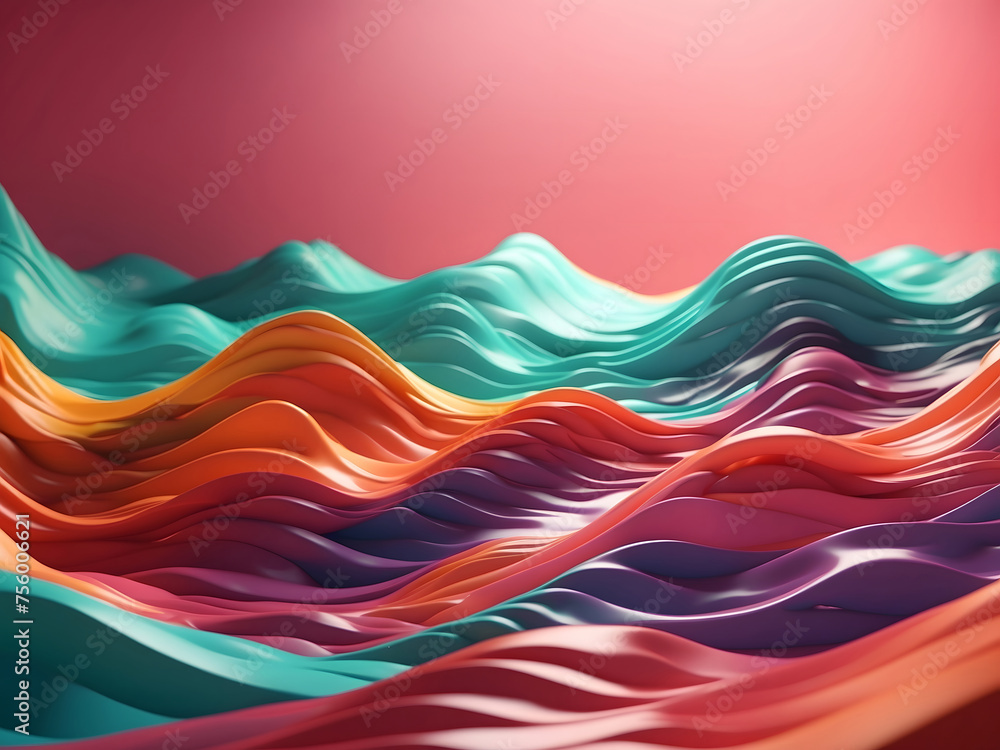 Poster illustration of a background design with waves. abstract background with lines design.
