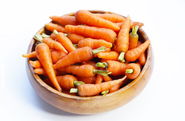 Fresh baby carrot, Excellent source of vitamin A and beta-carotene