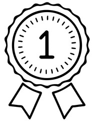 illustration of a medal