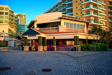 Modern residential and commercial mixed use development in San Juan, Puerto Rico