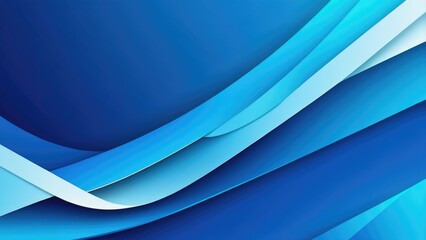 Diagonal geometric shapes cascading across an abstract dynamic blue background, vector design, gradient textures, interplay of light and shadow, high contrast, sharp lines, geometric precision