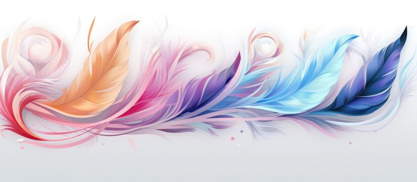 Abstract Feather Design for Various Products