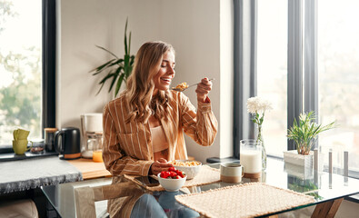 Woman at home