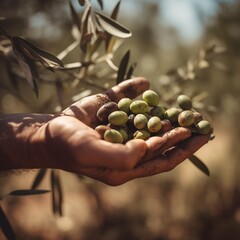 Picking olives