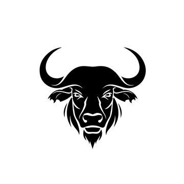 African Buffalo Vector Logo