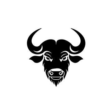 African Buffalo Vector Logo