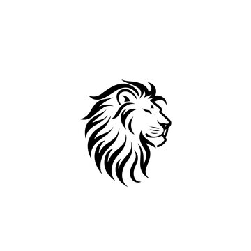 African Lion Vector Logo