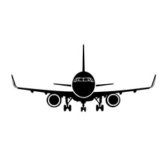 Airplane Parked Vector Logo