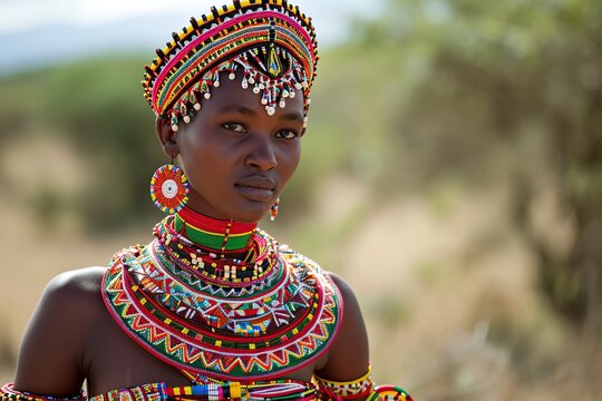 beautiful woman from the Samburu people