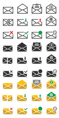 message set icon, simple design for graphic needs, vector eps 10.