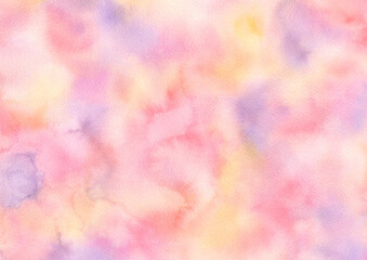 Abstract watercolor background. Watercolour warm colors texture - 756030098