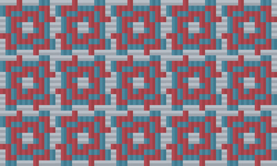 Seamless traditional woven pattern called Anyaman
