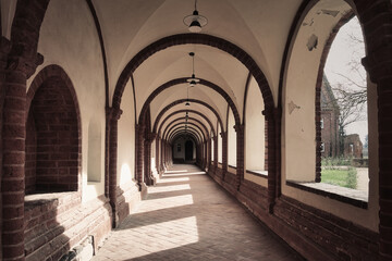 Lehnin Monastery in Brandenburg - Cloister - Church - Abbey - Germany  - Religion - Kloster