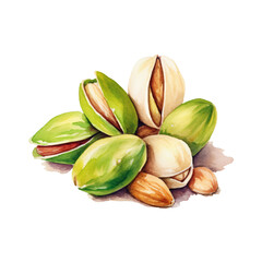 Green Pistachio Nuts Artwork