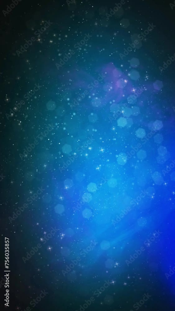 Canvas Prints vertical blue particle smoke atmosphere 4k loop features particles and smoke moving through a blue a