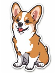 Intelligent Welsh Corgi breed with a tan coat.