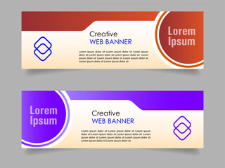 Creative corporate business marketing social media banner post template, Promotional banner for social media post, web banner and flyer, Sale banner for web and social media template