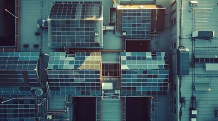 Solar panel, eco industry generative ai