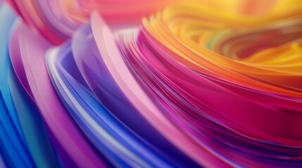 printing materials with beautiful colors generative ai