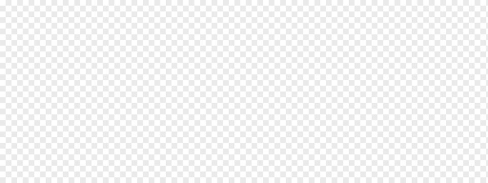 Transparent background texture for photo or graphic elements. Checkered PNG transparency effect. Checkerboard with white and grey squares. Pixel wallpaper. Vector illustration.