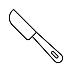 knife icon vector template design flat and simple