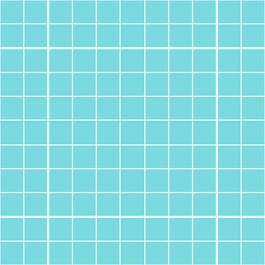 Flat Blue Bathroom Seamless Pattern. Vector Illustration of Tile Wall Background.
