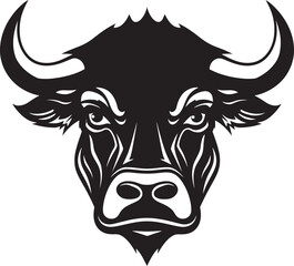 Mighty Mooer Full bodied Bull Vector Symbol Cartoon Cheerleader Cartoon Full Body Logo