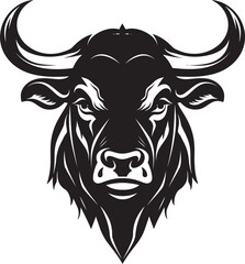 Bullish Buddy Full Body Vector Symbol Cartoon Charge Bull Icon Design