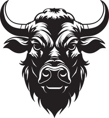 Dynamic Taurus Cartoon Full Body Symbol Bullish Energy Full bodied Bull Vector Design