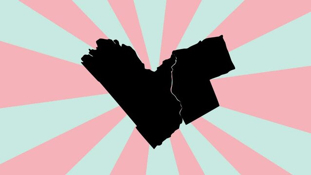 map of Ottawa in canada with rotating background