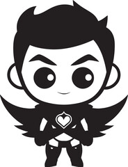 Superheroic Charm Adorable Hero Icon Dynamic Doll Cute Superhero Symbol